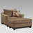 Rabelais Upholstered Armchair with Ottoman-105410608