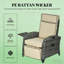 Méridienne inclinable, Fauteuil inclinable d'extérieur