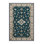 Machine Washable Overdyed Blue Area Rug
