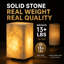 Lampe de table artistique en calcite naturelle cubique Artsolute