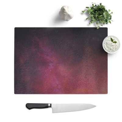 Tempered Glass Universe Vol.43 in Abstract Chopping Board