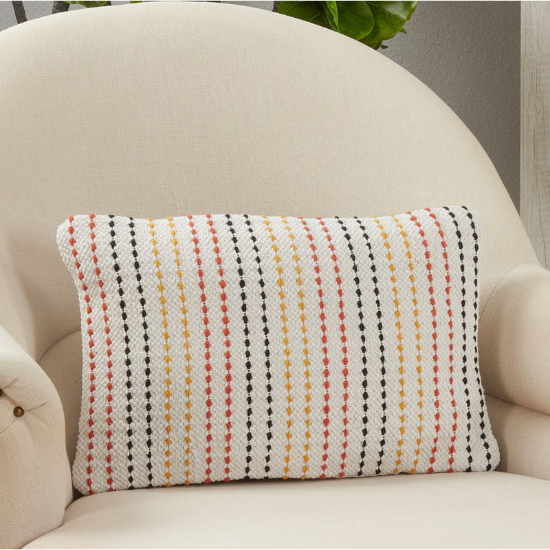 Sunnyland Collection Striped Cotton Pillow Cover