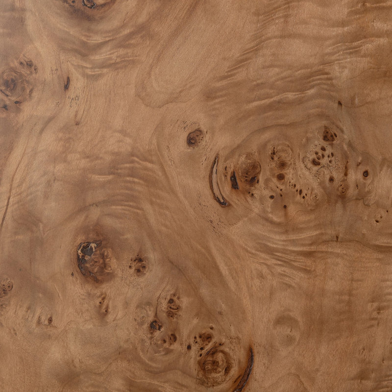Leeds Writing Desk, Caramel Burl