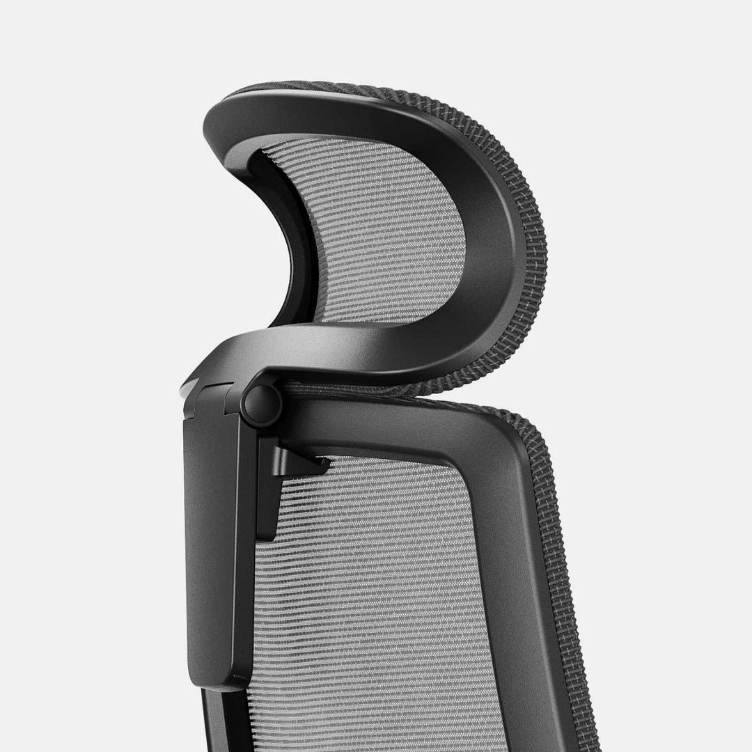 Ergonomic Chair Pro Headrest, Black/Black