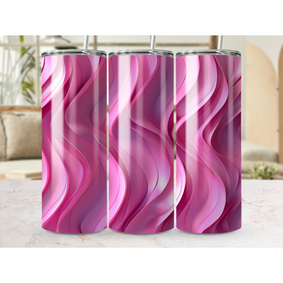 Choose Handmade Tumblers 591 mL Vacuum Insulated Stainless Steel (18/8) Travel Tumbler with Straw