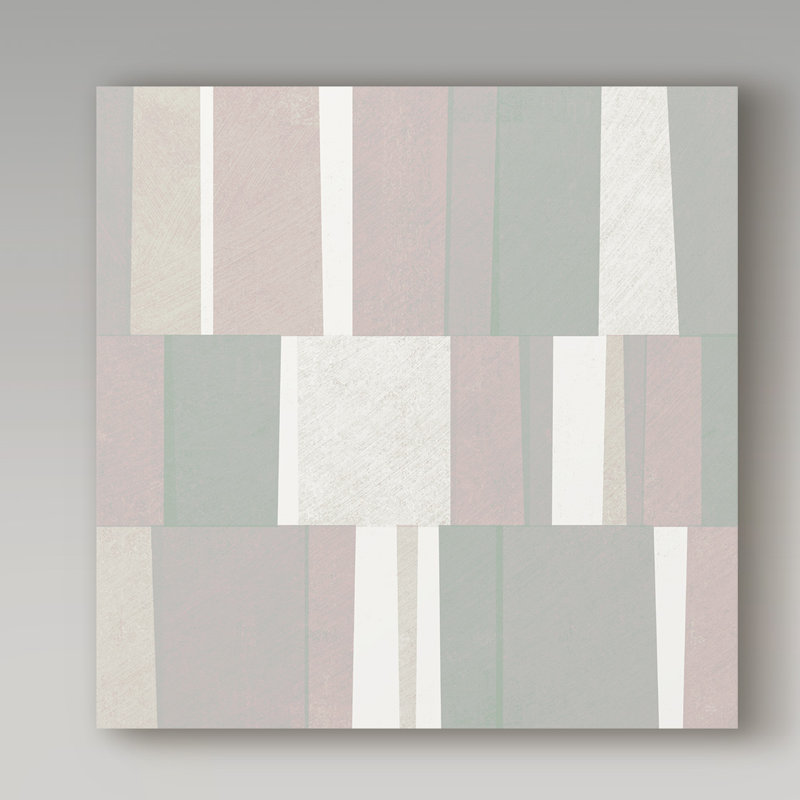 « pastel abstract », art sur toile tendue, H 35 po x l 35 po