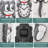 18 Inch Large 3D Cat Wall Clock