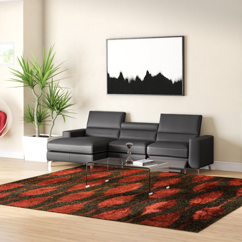 Albelo Upholstered Power Reclining L-Shaped Sectional, Left Hand Facing