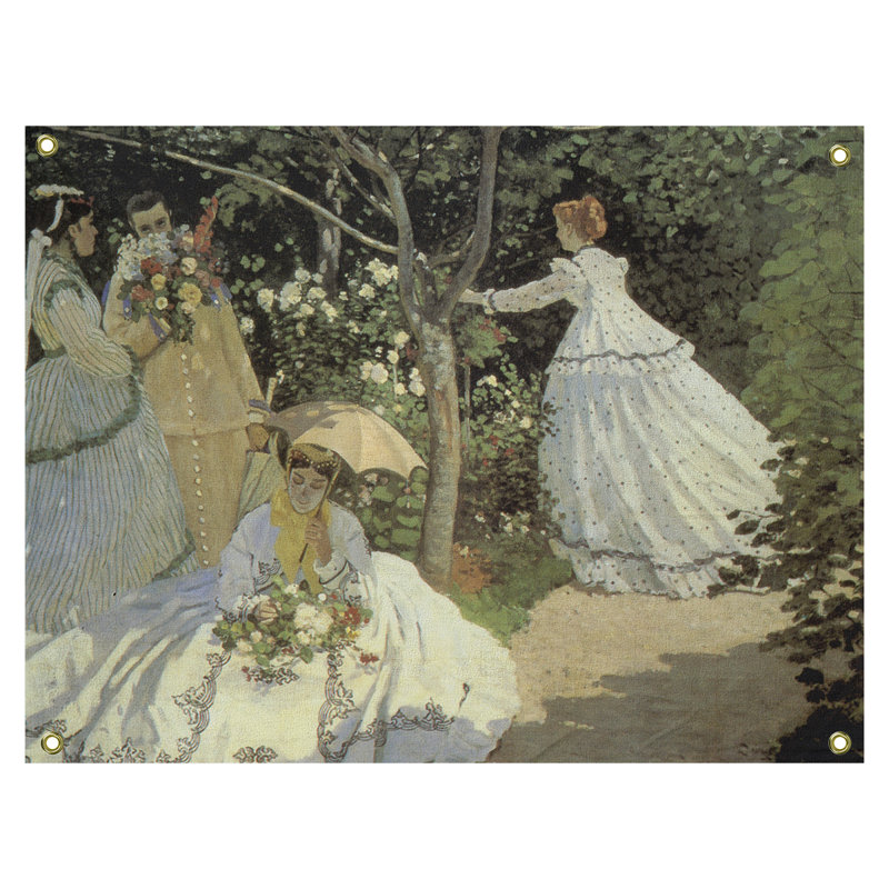 Tapisserie de jardin pour femmes Mane, H 37,5 po x l 27,5 po, Vert