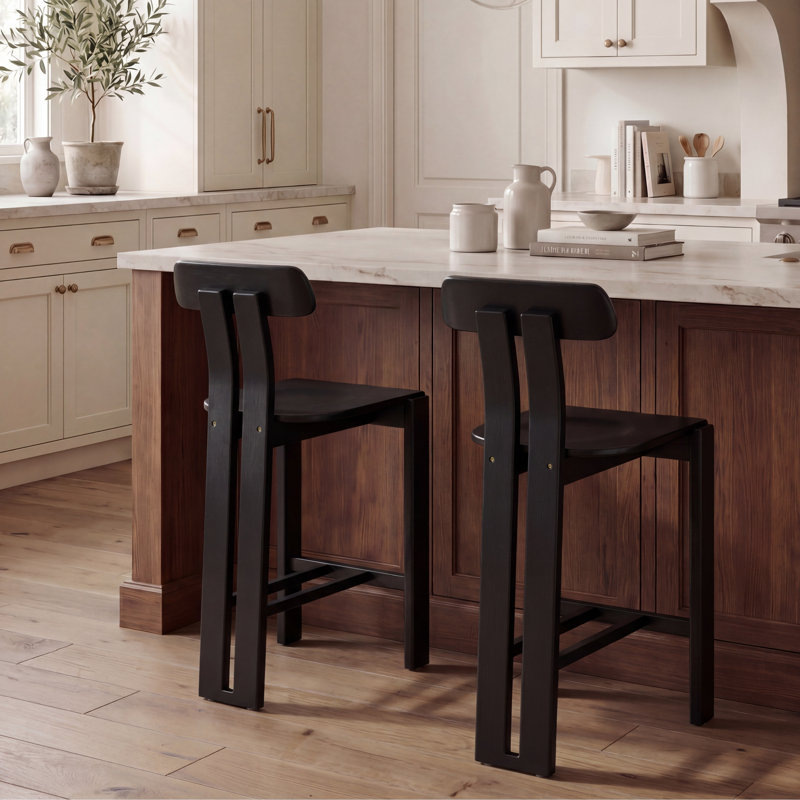 Tabouret de comptoir Cayde, Noir