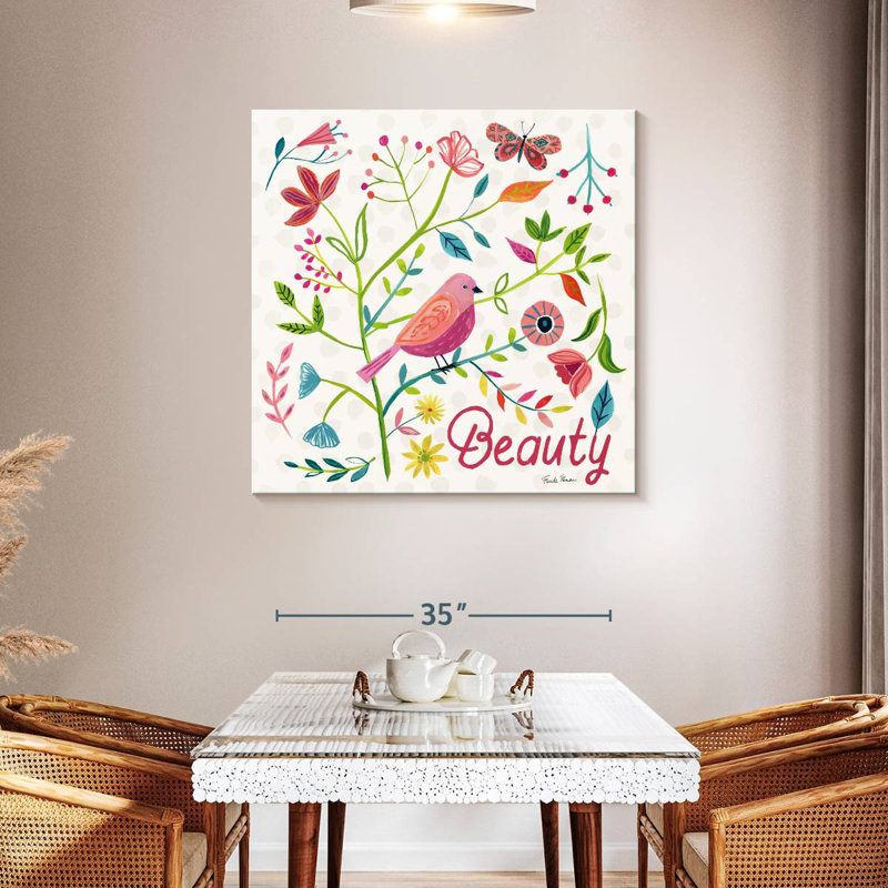 Tergel Budding Beauty II, 39" H x 39" W