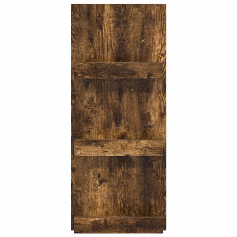 Wood Free Standing Magazine Rack, Brown