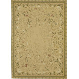 Wool Floral Area Rug