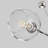 4-Light Modern Sputnik Dimmable Glass Globe Chandelier with Metal Accents