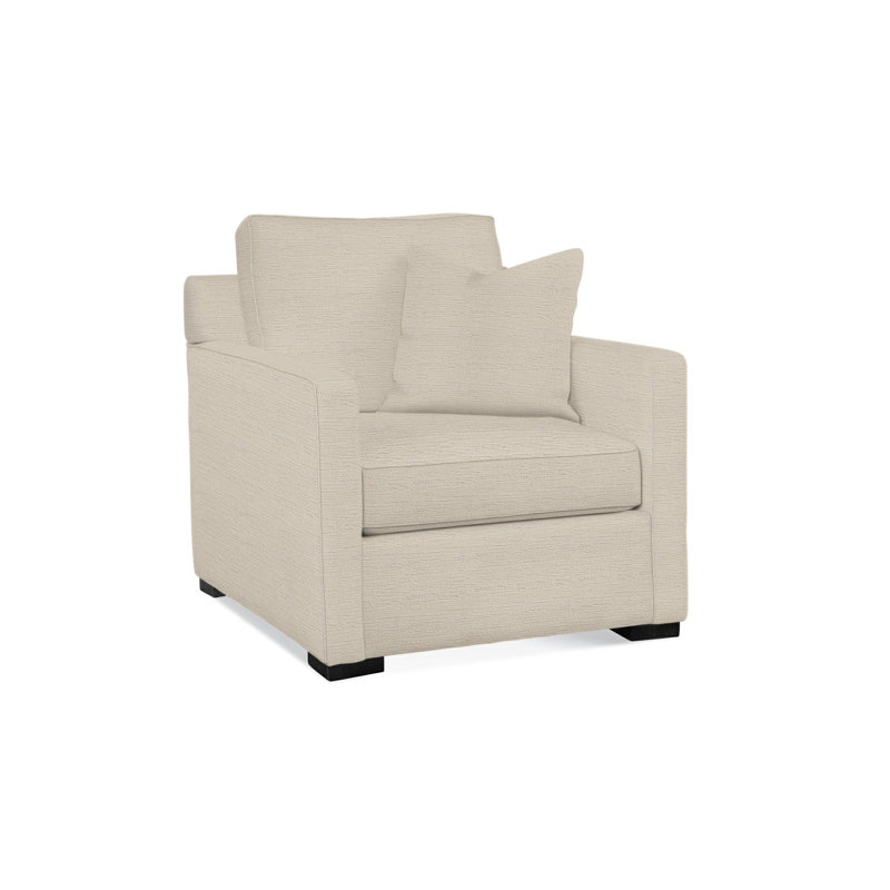 Bel-Air Chair, Black Finish, Gray Sugar Performance; 0863-84