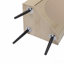 Armoire de coin autoportante en rotin avec plateau de table