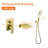 Wall Mounted Tub Faucet With Hand Shower 3 Hole Waterfall Bathtub Faucets Brass Single Handle Tub Fillers With Valve-116377430