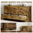 Rustic 9 Drawer Dresser Cabinet ,59''W Modern Table Storge Chest of Drawers Sideboard,Bar Cabinet with Metal Handle Pulls For Dining Room,Living Room,Bedroom-1381600923