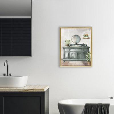 Cadre flottant pour salle de bain Bath Greens, design par Kim Allen