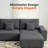 8-Piece Modular Corduroy Sectional Sofa with Ottoman, Reconfigurable Couch Sectional for Living Room, Bedroom, Office-192082826-191823603