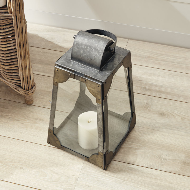 Idora Lantern, 18.5" H x 10" W x 10" D