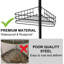 Metal Tension Bathroom Shelves
