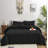 Solid Color Comforter Dark Color 3 PCs Bedding Set Deep Color Bed Comforter Set-115667175-115922242