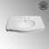 The Renovators Supply Inc. 21'' White Vitreous China Rectangular Bathroom Sink with Overflow
