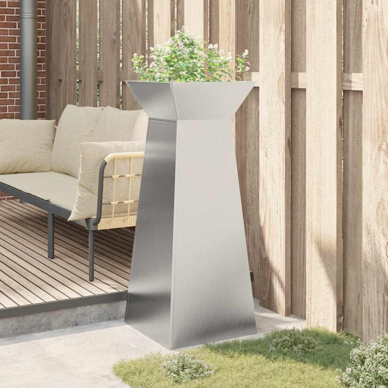 Pillar Planter Garden Outdoor Decor Modern Display Stand Terrace Holder, 100cmH x 40cmW x 40cmD