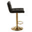 Tricia Swivel Upholstered Adjustable Height Counter Stool with Metal Frame-1354303104