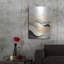 Ebern Designs « Black & Beige Landscape 1 » par Petals Prints Design, tableau mural en métal, 30,5 cm x 40,6 cm-1171568186