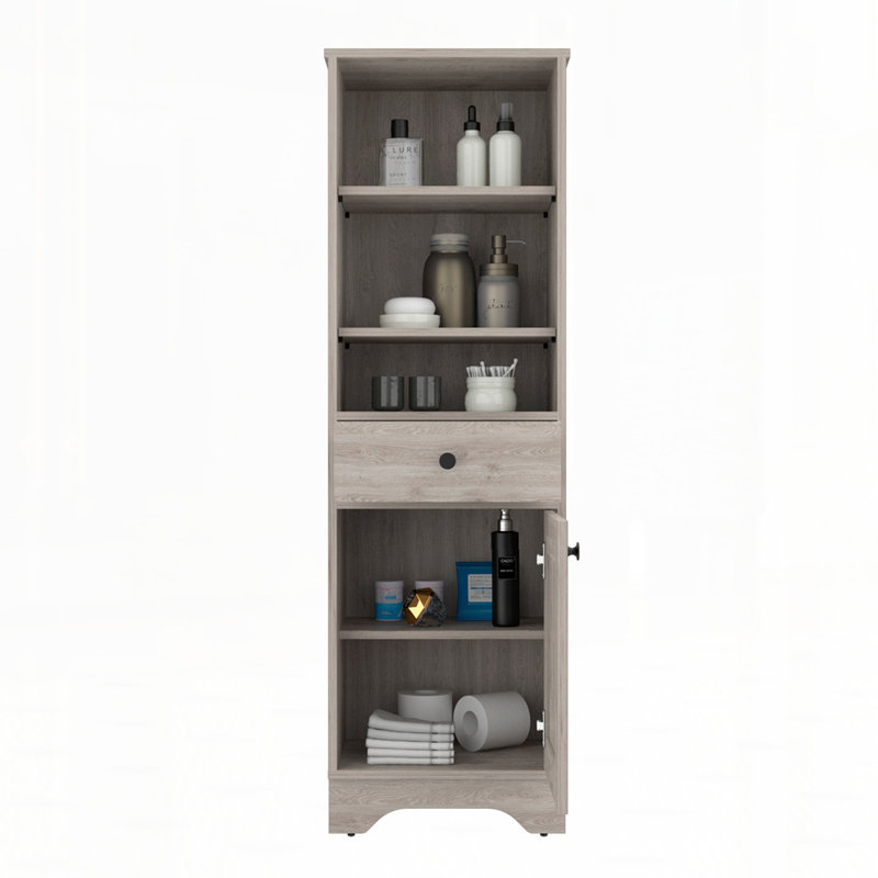 Freestanding Bathroom Storage Cabinet, Gray