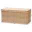 Commode tressée en rotin naturel avec couvercle relevable - Banc de rangement de style bohème côtier pour l'organisation de la chambre à coucher, du vestibule ou du salon