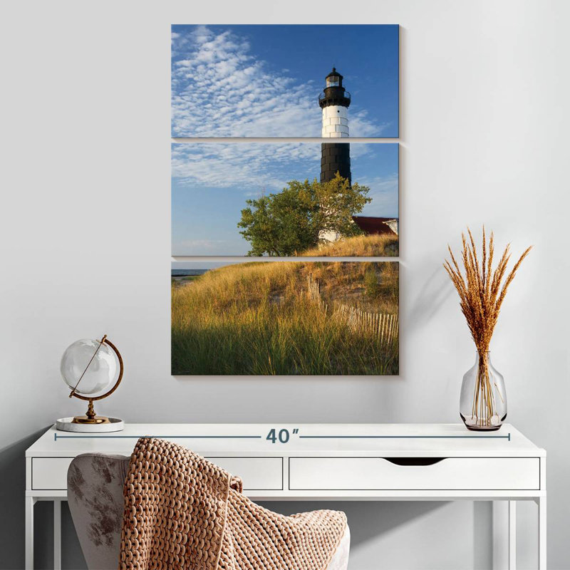 Phare Lilie Big Sable Point II, H 32 po x l 20 po