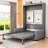 Wooden Murphy Wall Bed with Sofa-106408956-106408947