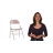 HERCULES COLORBURST Series Triple Braced & Double Hinged Folding Chair-1812287765