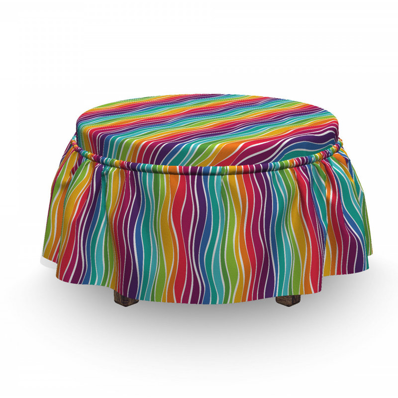 Box Cushion Ottoman Slipcover
