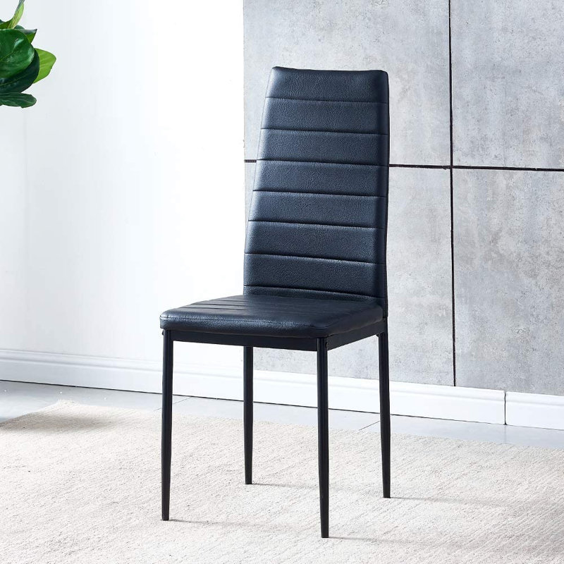 Chaise parsons Wokeham, 1, Noir, noir, noir, noir