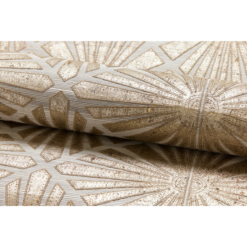 The MET x The House of Scalamandre Milan Diamond Grasscloth, Antique