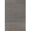 Tapis oriental rayé gris Gabbeh 6 x 9
