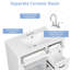 Meuble-lavabo moderne 36 po avec comptoir en céramique-993794027