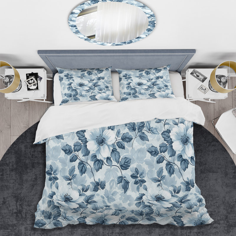 Ensemble de housse de couette Serenity I - Glam, Housse de couette très grand + 2 taies décorativ