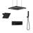 Thermostatic LED Music 16" Shower System with App & Remote Control, Music and Handheld Shower