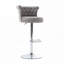 Ensemble de 2 tabourets de bar en velours-574597560