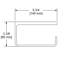 Ciclo™ Wall Mount Single Toilet Paper Holder-49091331