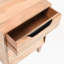 Table de chevet en bois naturel