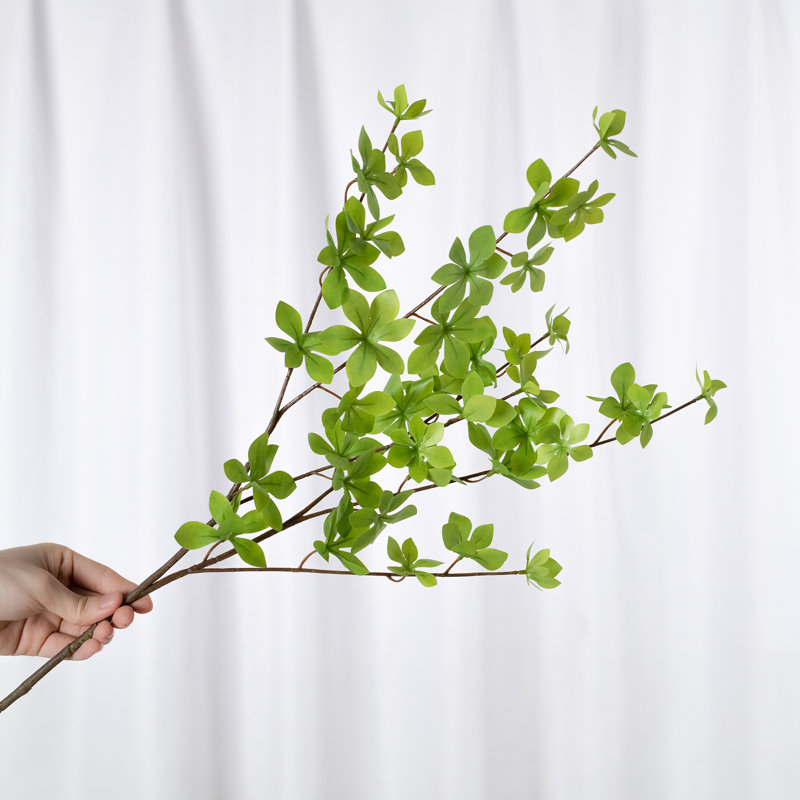 1 branche verte Audet Enkianthus Perulatus artificielle, H 35,88 po x l 0,8 po x P 0,8 po