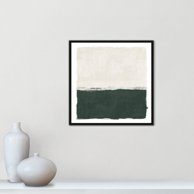 «Primal Forest II - Square Vesrion Print» par Natalie Carpentieri, H 25,5 po x l 25,5 po, Flottant espresso