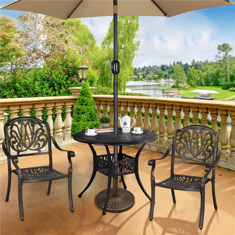 10.1kg Free Standing Umbrella Base, Bronze