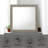 Mari Light Gray Finish Mirror